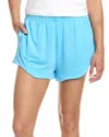 Ganni Active Mesh Shorts In Blue