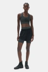 Ganni Active Mesh Shorts In Black