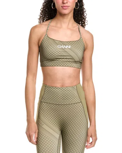 GANNI GANNI ACTIVE STRAP TOP