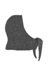 Ganni Cuffia In Misto Alpaca Stretch Grigio Donna In Grey