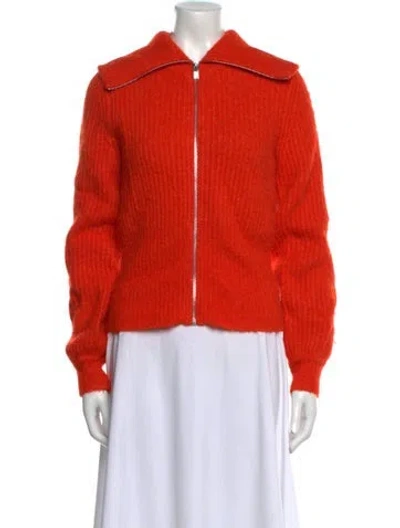 Pre-owned Ganni Alpaca Sweater In Orange