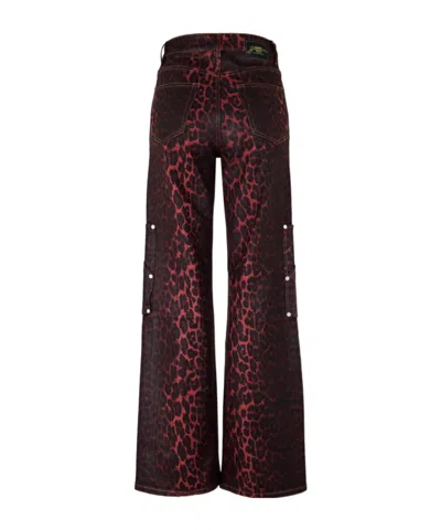 Ganni Andi Cargo Jeans In Multi