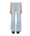 Ganni Blue Andi Jeans In Blue