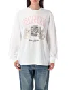 Ganni Have A Nice Day Long-sleeved Top