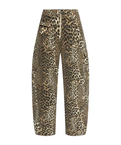 GANNI GANNI RELAXED FIT CARGO PANTS