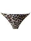 Ganni Animalier Bikini Bottom