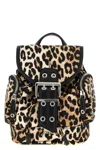Ganni Animalier 'bucky' Backpack In Brown