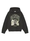 Ganni Hoodie With Logo Print