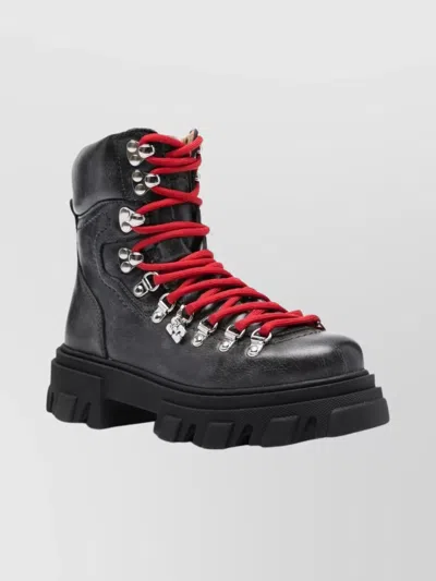 Ganni Ankle Mountain Boots Chunky Sole