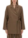 GANNI GANNI ASYMMETRICAL BLAZER