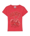 Ganni Red Baby Fit Future Cherry T-shirt In Red