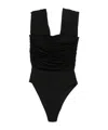 Ganni Backless Bodysuit In Black