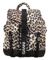Ganni Backpack In Beige