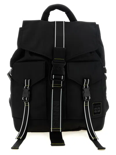 Ganni Backpack In Black