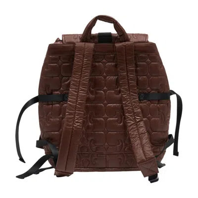 Ganni Backpack In Brown