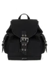 Ganni Magnetic Pockets Flap Backpack Handle