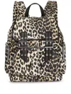 Ganni Bucky Leopard-print Backpack In Multi