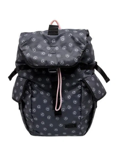 Pre-owned Ganni Backpack In Gray