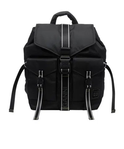 Ganni Backpack In Black Re-tech