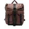 Ganni Quilted-design Backpack In Brown