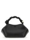 Ganni Mini Bou Top Handle Bag In Black