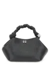 Ganni 'bou' Grey Handbag With Adjustable And Removable Shoulder Strap