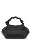 Ganni Hexagonal Leather Shoulder Bag With Butterfly Detail