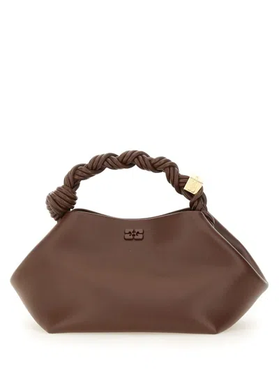 Ganni Bag "bou" Small In Brown
