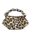 Ganni Mini Bou Leopard-print Tote Bag