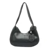 Ganni Medium Hobo Bou Bag In Black