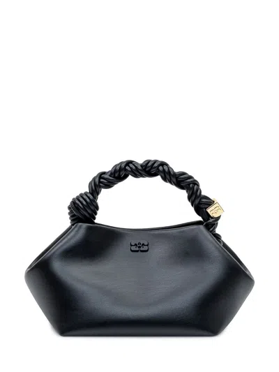 GANNI GANNI BLACK BOU SMALL TOP HANDLE BAG