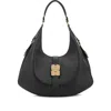 Ganni Kat Small Black Leather Shoulder Bag
