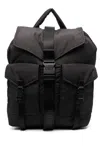 Ganni Backpack In Black Polyester In Nero