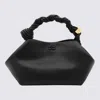 Ganni Hexagonal Leather Shoulder Bag With Butterfly Detail