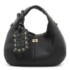 Ganni Mini Hobo Bag In Black