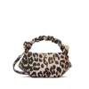 Ganni Bou Mini Animalier Handbag In Animal Print