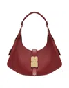Ganni Compact Kat Tote Bag In Red