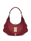 Ganni Compact Kat Tote Bag In Red