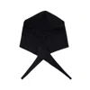Ganni Women Black Stretch Wool Blend Hood In Black