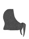 Ganni Cuffia In Misto Alpaca Stretch Grigio Donna In Gray