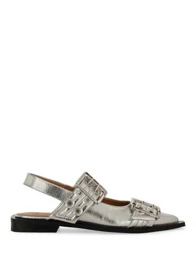 GANNI GANNI BALLERINA WITH BUCKLE