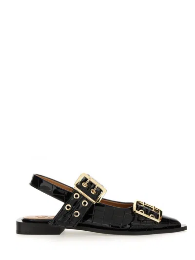 GANNI GANNI BALLERINA WITH BUCKLE