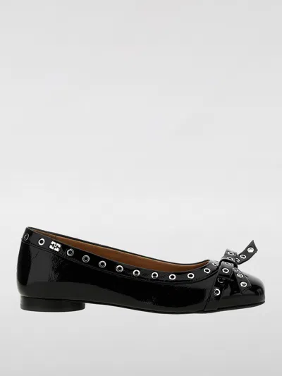 GANNI BALLET FLATS GANNI WOMAN COLOR BLACK,G45556002