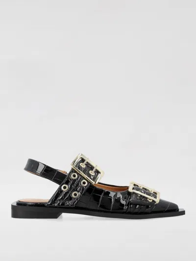 GANNI BALLET FLATS GANNI WOMAN COLOR BLACK,G76303002
