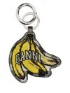 Ganni Branded Keyring In Multi