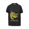 Ganni Crew-neck Cotton T-shirt With Banana Print