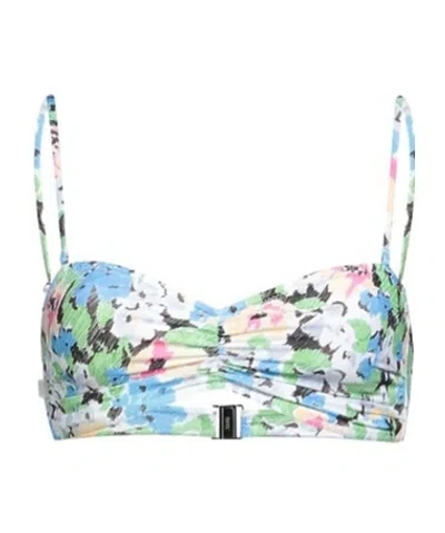 Ganni Bandeau Bikini In Multi