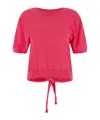 Ganni Bare Back Sweater In Pink