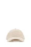 Ganni Baseball Cap In White