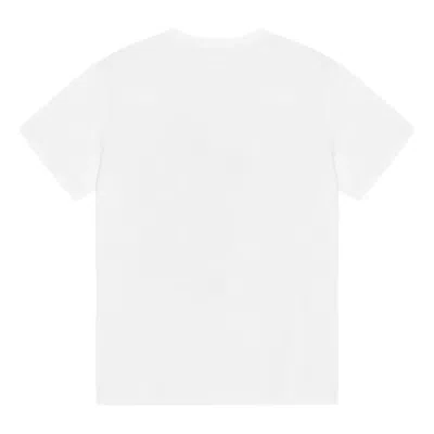 Ganni Basic Cotton Jersey Animal Print Relaxed Fit T-shirt In White